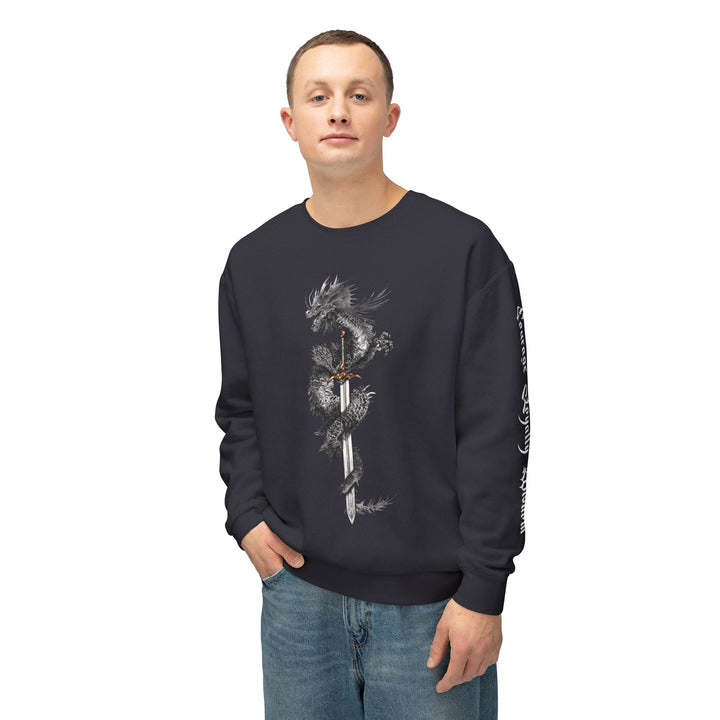 Men's Lightweight Crewneck Sweatshirt - front print