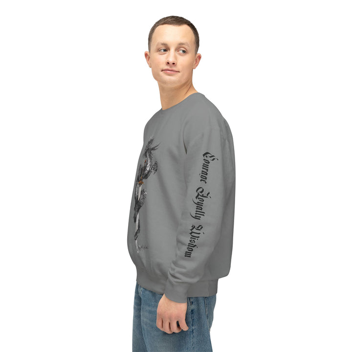 Men's Lightweight Crewneck Sweatshirt - front print