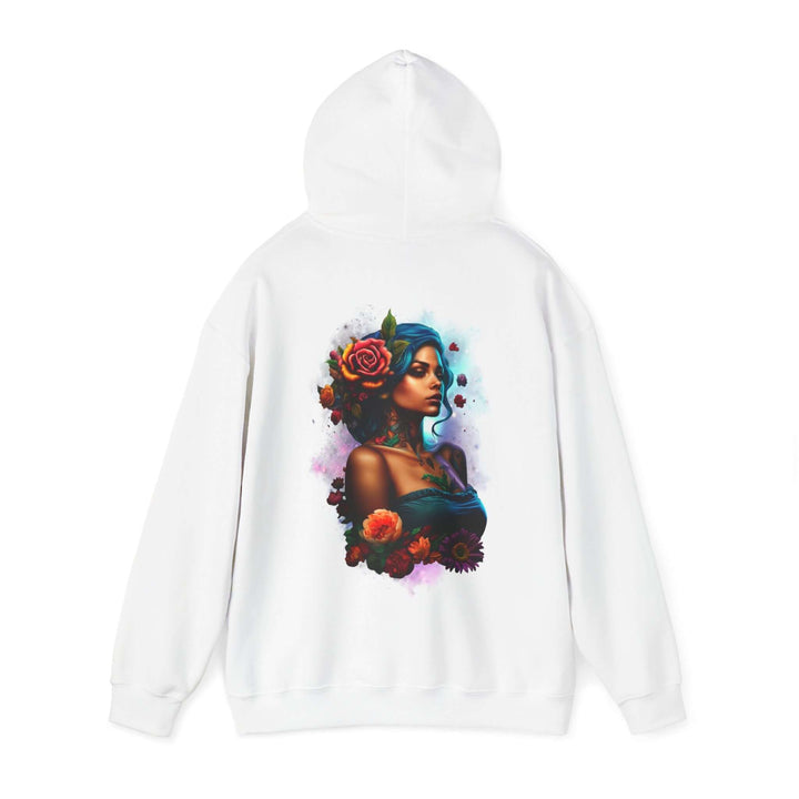 Women's Graphic Drawstring Hooded Sweatshirt