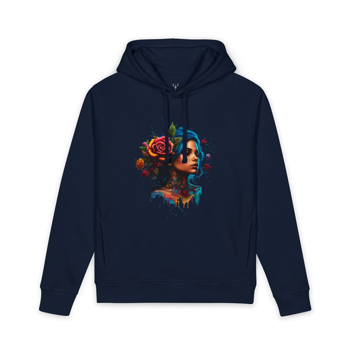 Moonwoven Whispers - Women's Graphic hoodie with side pockets
