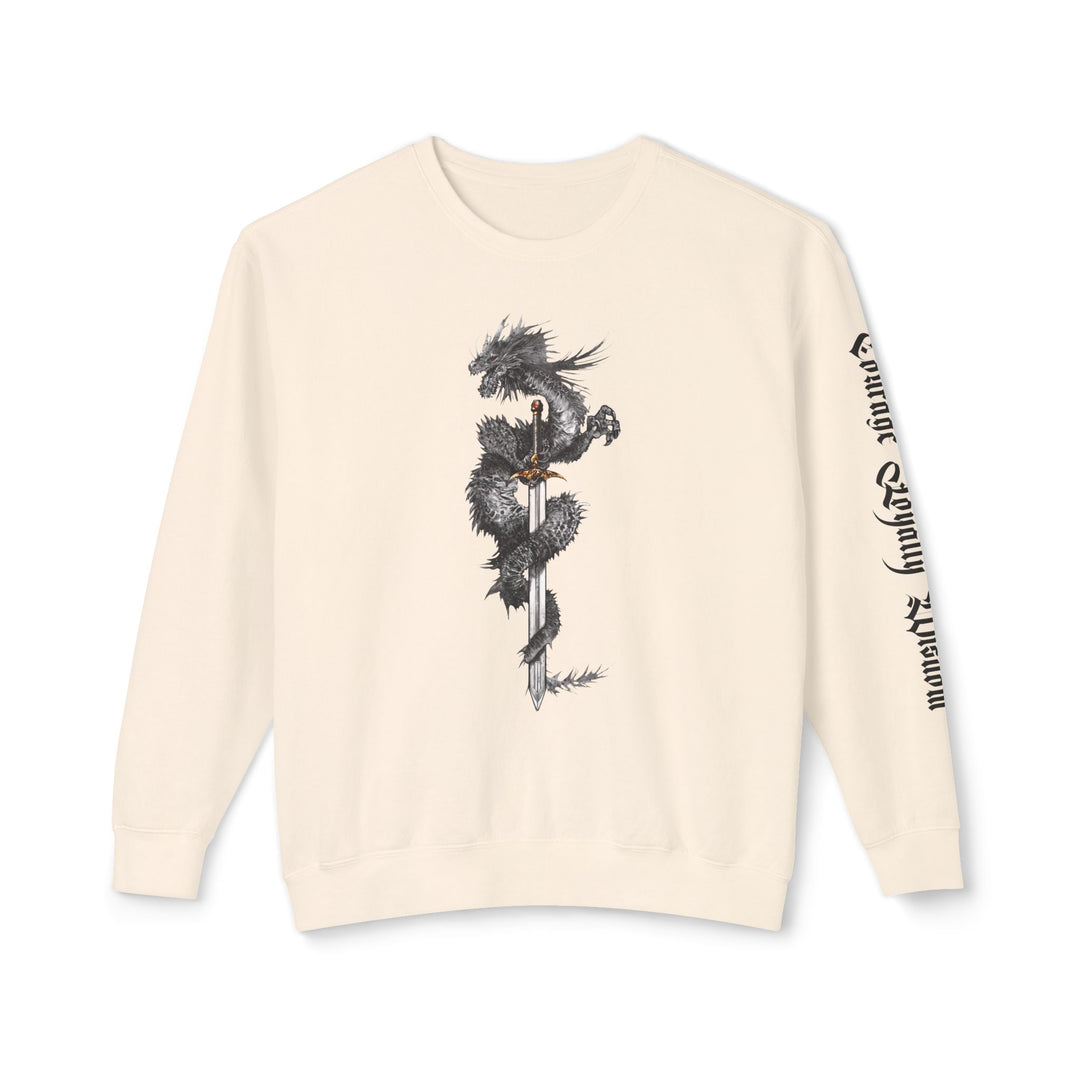 Men's Lightweight Crewneck Sweatshirt - front print