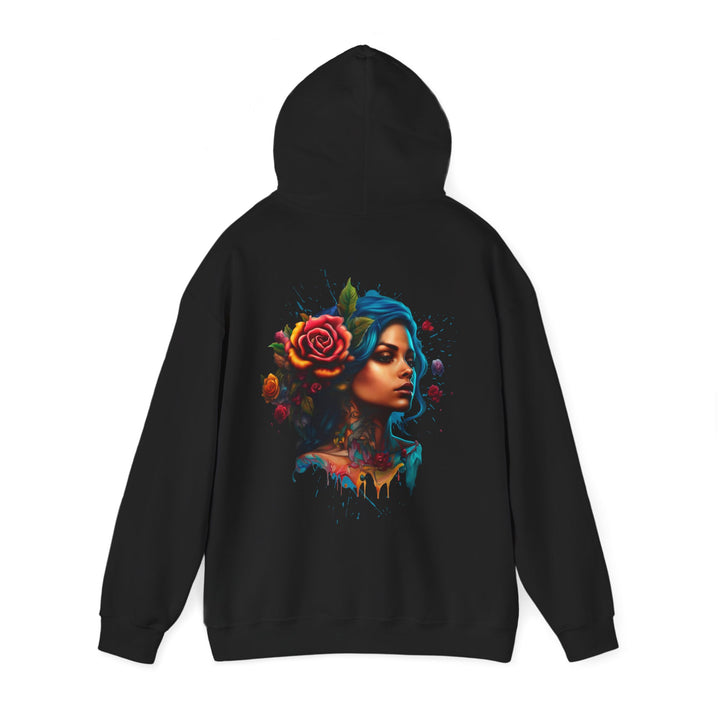 Women's Graphic Drawstring Hooded Sweatshirt