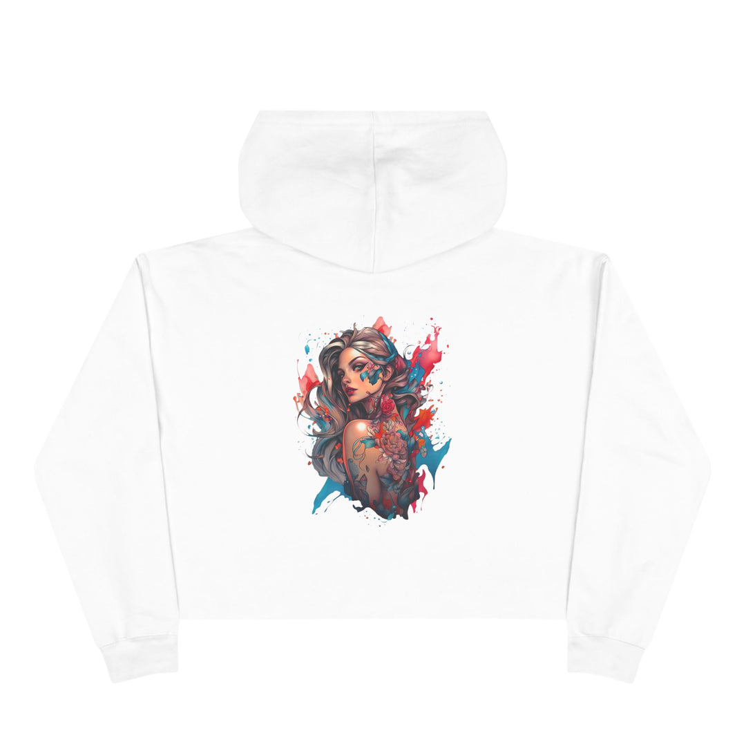 Shard of Self - Cropped Hoodie