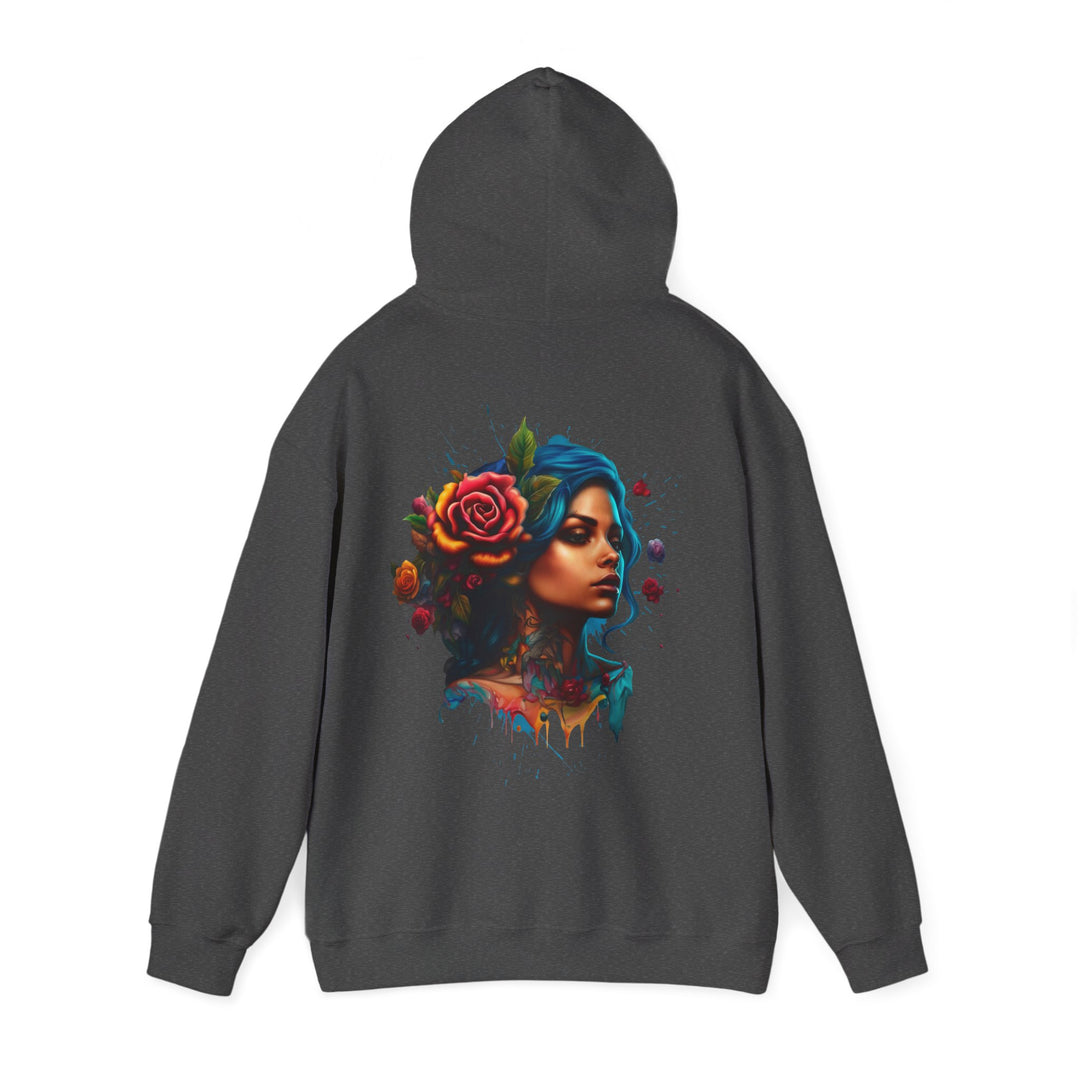 Women's Graphic Drawstring Hooded Sweatshirt