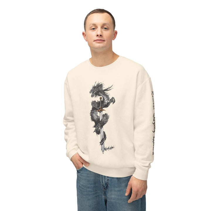 Men's Lightweight Crewneck Sweatshirt - front print