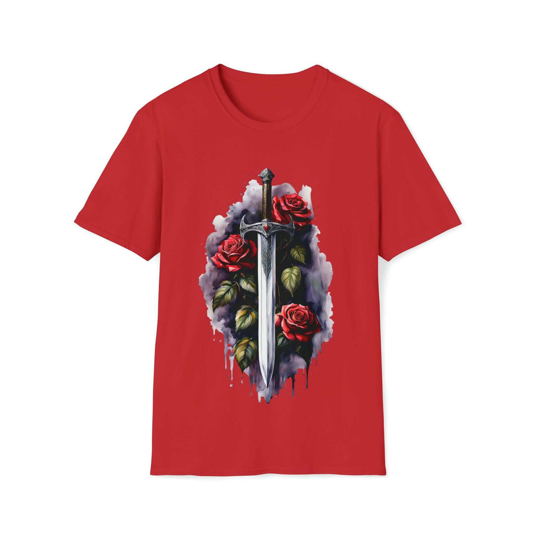 Men's Softstyle T-Shirt in red