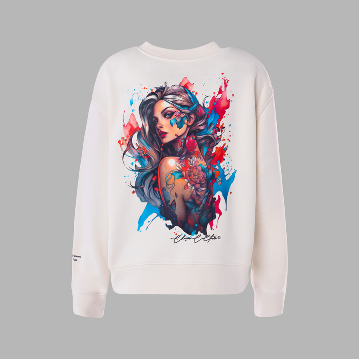 Shard of Self - Women's Relaxed Sweatshirt back print