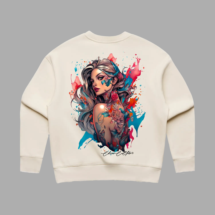 Shard of Self - Women's Relaxed Sweatshirt back print