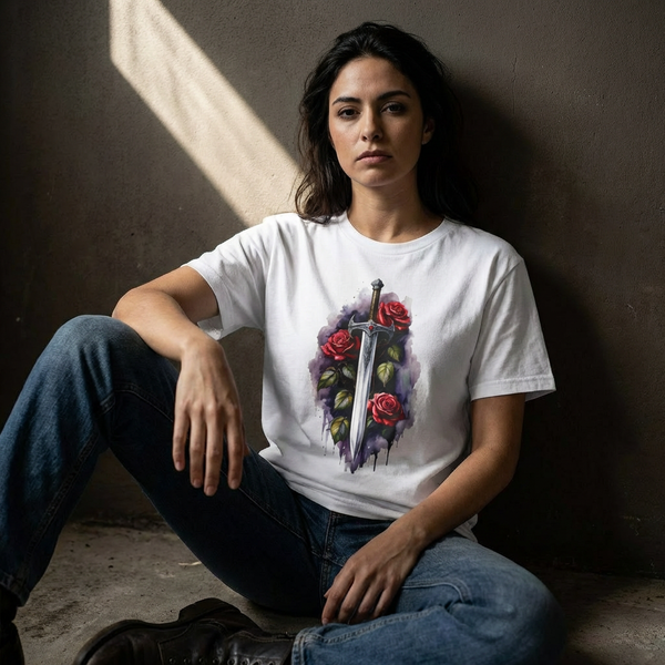 Blossoms and Blades - Lightweight Tee