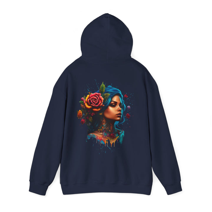 Women's Graphic Drawstring Hooded Sweatshirt