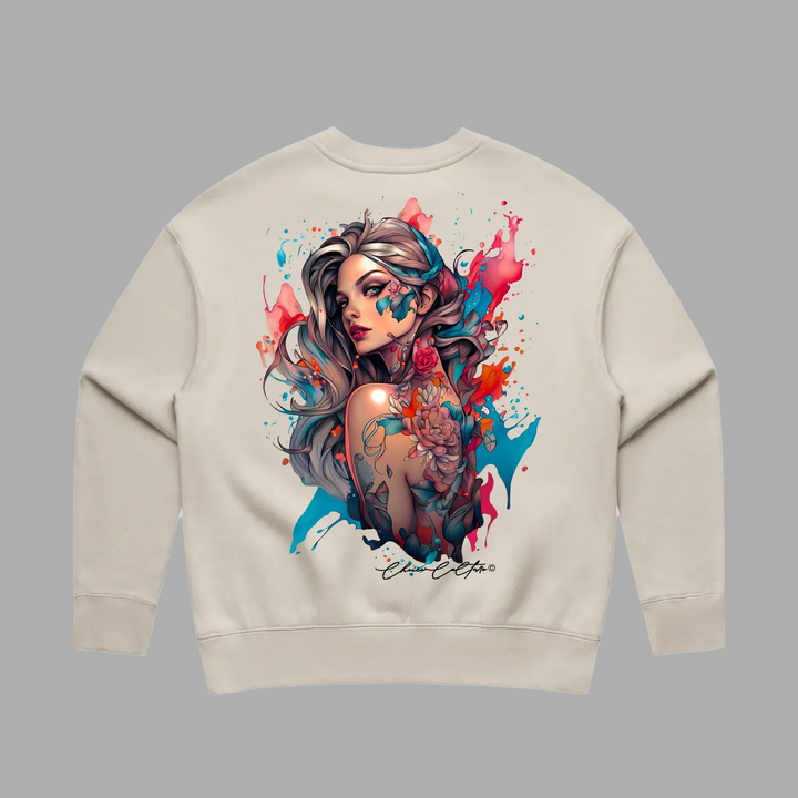 Shard of Self - Women's Relaxed Sweatshirt back print