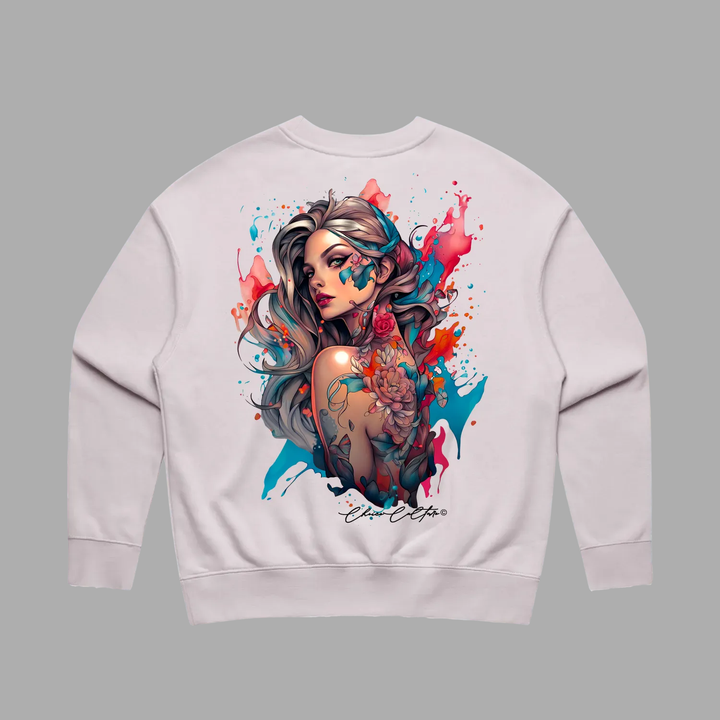 Shard of Self - Women's Relaxed Sweatshirt back print