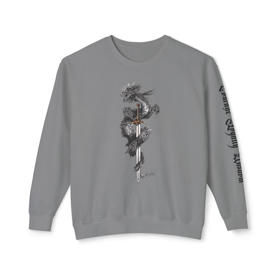 Men's Lightweight Crewneck Sweatshirt - front print
