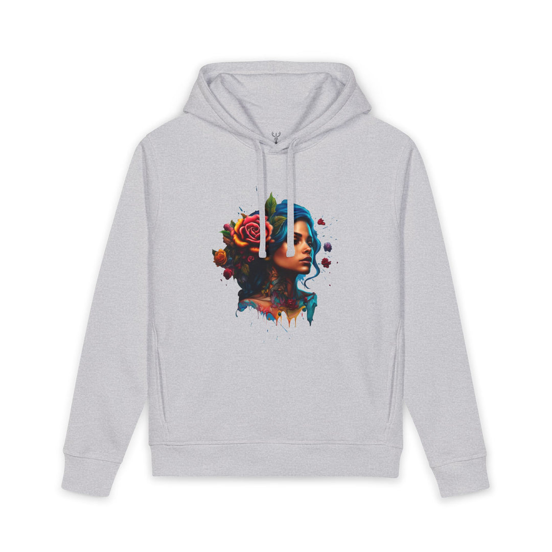 Moonwoven Whispers - Women's Graphic hoodie with side pockets