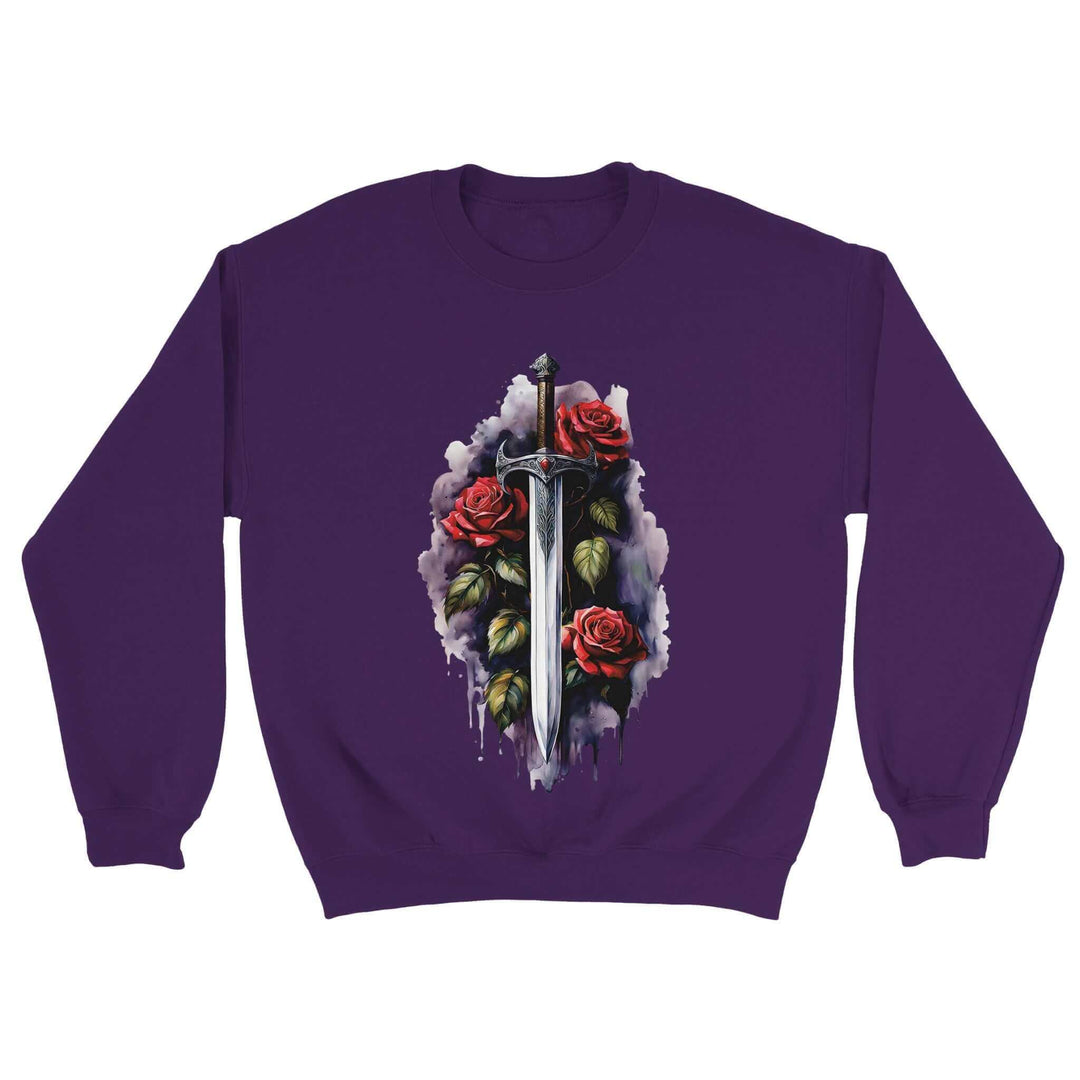 Purple Women's Classic Crewneck Sweatshirt