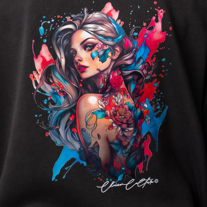 Shard of Self - Zipped hoodie, Faded