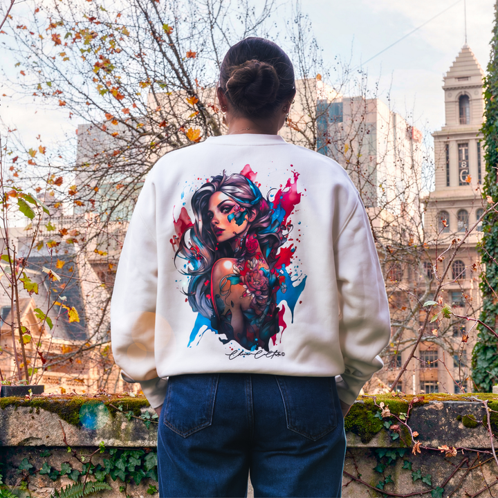 Shard of Self - Women's Relaxed Sweatshirt back print