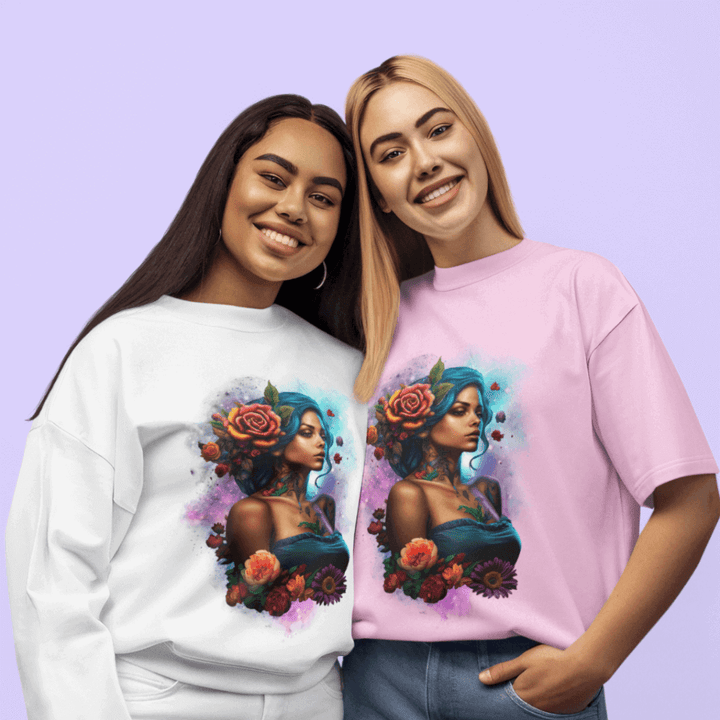 Cosmic Blossoms Art t shirts