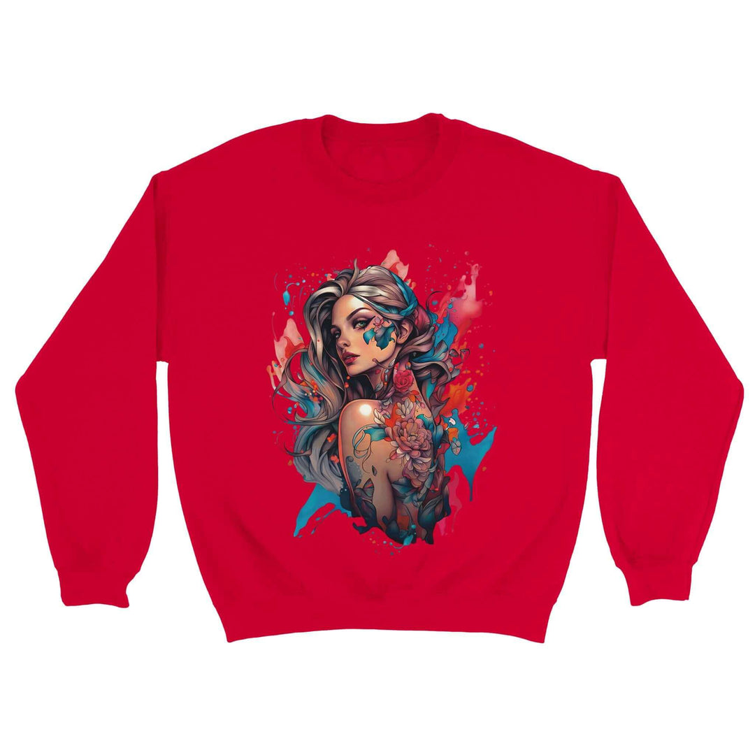 Red Womens Sweatshirt