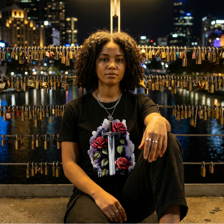 Blossoms and Blades - Lightweight Tee
