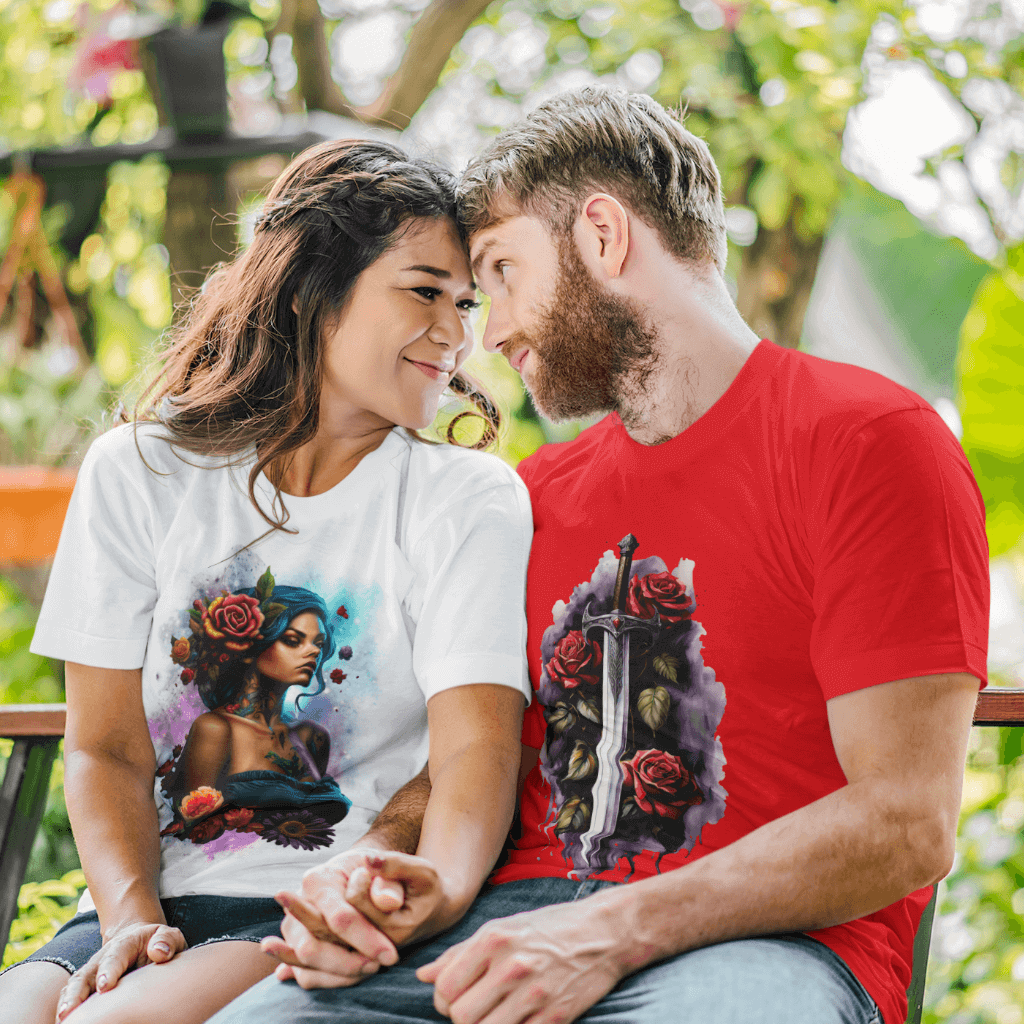 Celestial Embrace (Couple T Shirt)